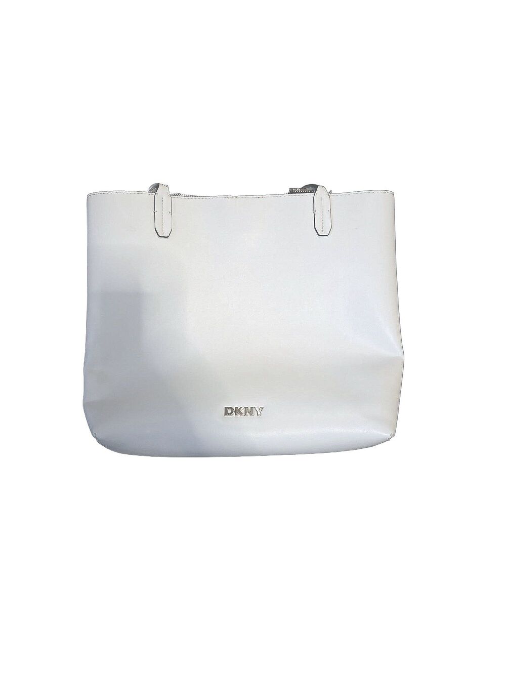 DKNY White Tote Handbag